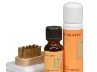Onderhoudsset met flesje vlekverwijderaar, spray intensive-reiniger, borstel en