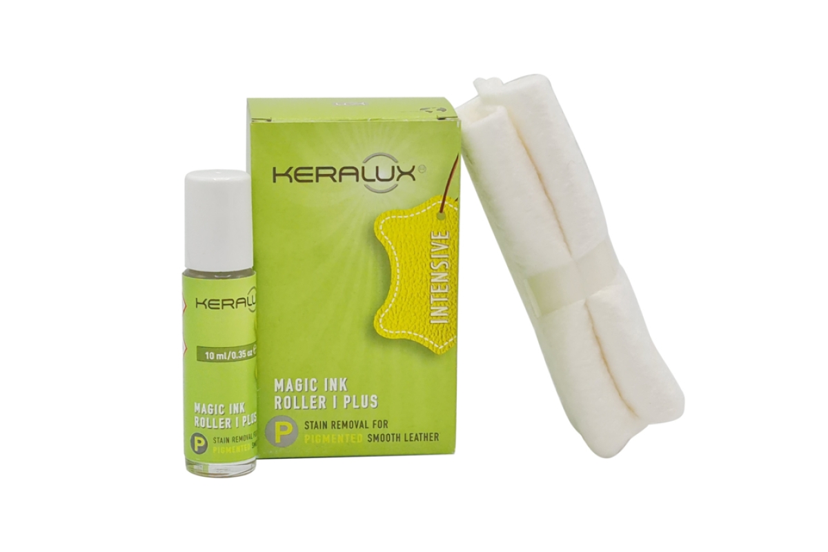 Keralux Magic Ink Roller I Plus vlekverwijderaar voor leer met roller en doekjes