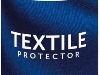 Spuitbus Royal Textile Protector, blauw met wit label en oranje accenten.